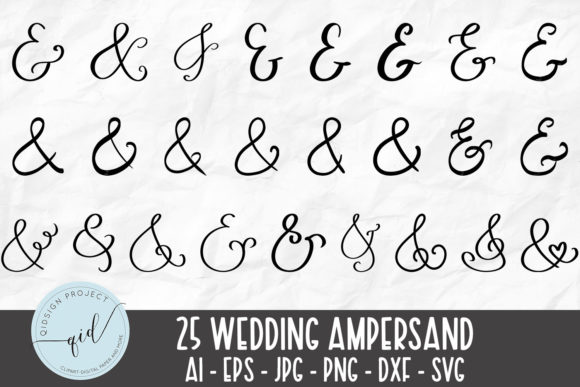 25 Ways to Use a Decorative Wedding Ampersand