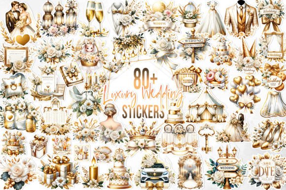 Elegant Wedding Decor Stickers: Your Complete Digital Toolkit