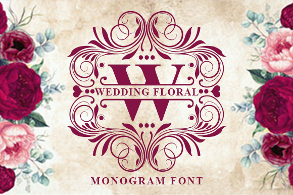 Elevate Your Design Projects with Wedding Floral Monogram