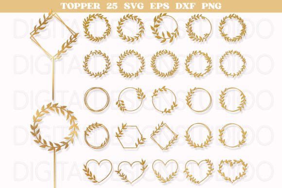Elevate Your Events with a Premium Cake Topper Bundle Svg