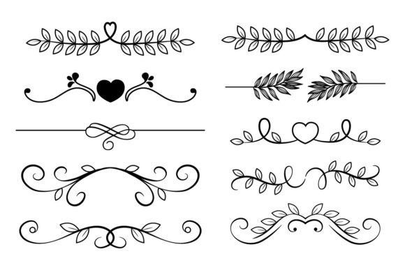 Flourish, Swoosh: Elegant Wedding Decorative Accents
