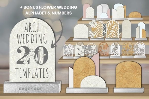 Wedding Arch Templates SVG Bundle: Craft Your Perfect Backdrop