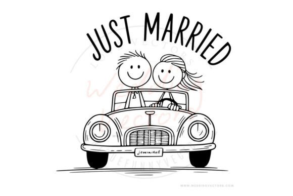 Wedding Couple Stick Figures 137: Beyond the Font File
