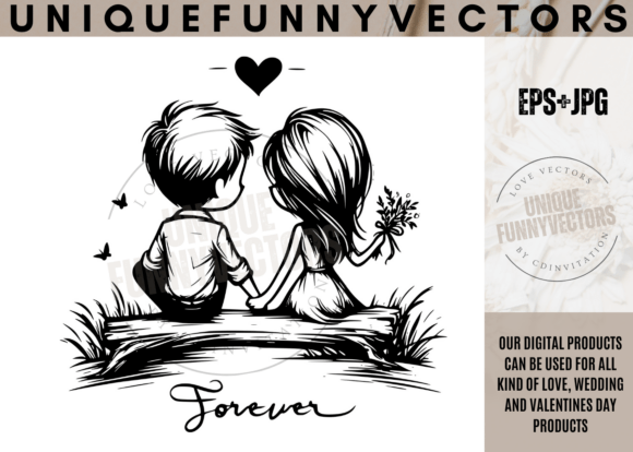 Wedding Couple Svg & Stick Vectors 352: A Design Asset for Modern Romance