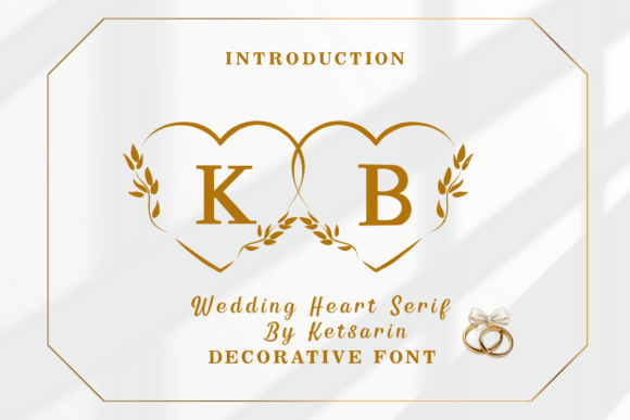 Wedding Heart: A Serif Font for Celebrating Eternal Union